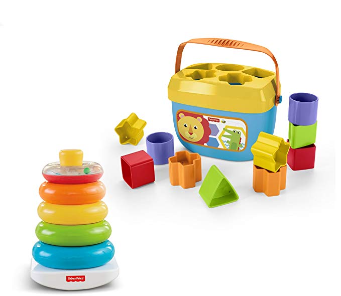 Fisher-Price Rock-a-Stack Sleeve Infant Stacking Toy