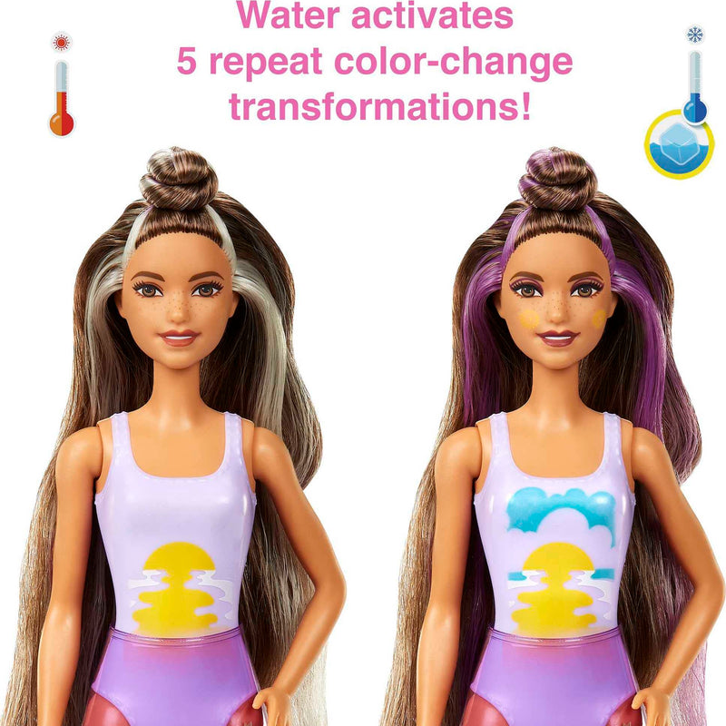 Barbie Color Reveal Doll with 7 Surprises, Color Change and Accessories