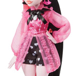 Monster High Doll, Draculaura with Accessories and Pet Bat, Posable Fashion Doll with Pink and Black Hair