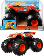 Hot Wheels Monster Truck 1:24 Scale Twin Mill Vehicle with Giant Wheels