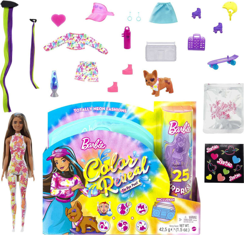 Barbie Color Reveal Totally Neon Fashions Doll and Accessories