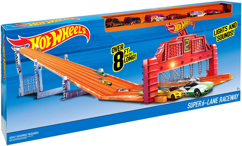 Hot wheels super 6 lane discount raceway kmart