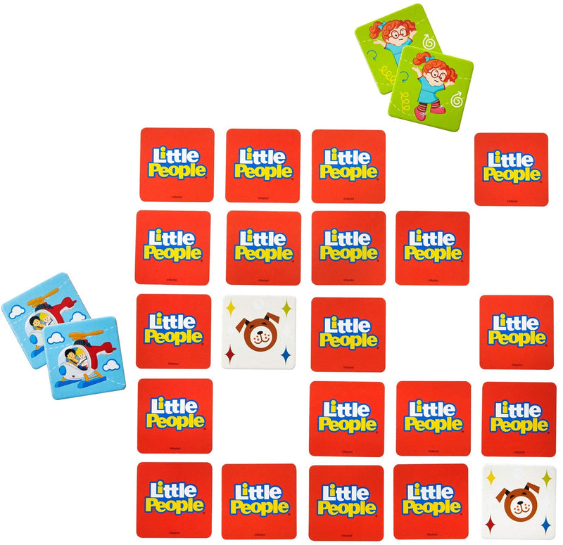 Fisher-Price Make-A-Match Card Game with Little People Theme