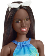 Barbie Loves The Ocean Beach-Themed Doll (11.5-inch Brunette), Made from Recycled Plastics