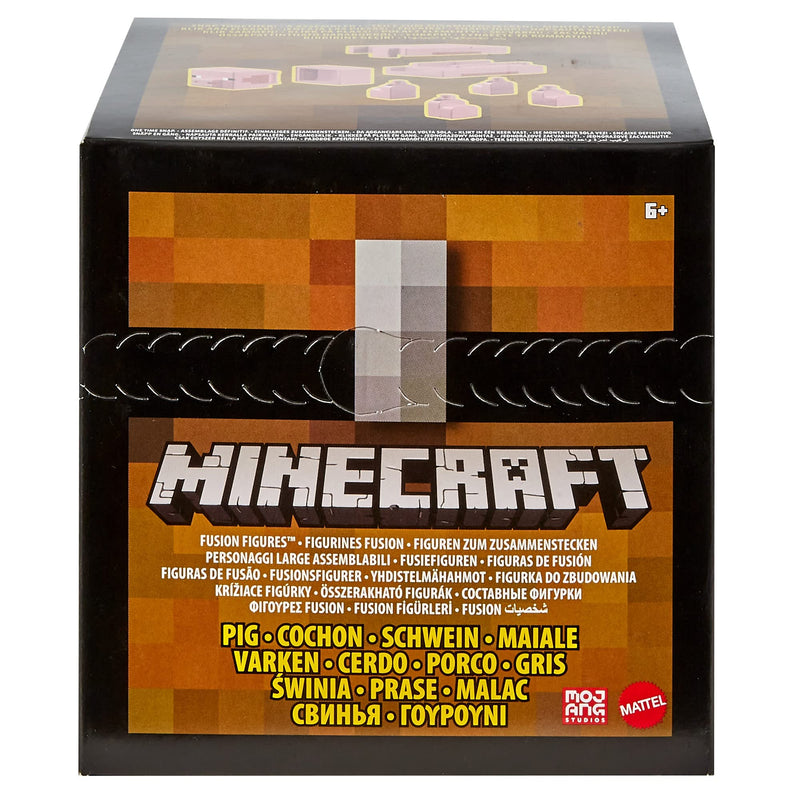 MINECRAFT usion Figures Craft-a-Figure Set, Build Your Own Minecraft Characters to Play With, Trade and Collect, Toys for Kids Ages 6 Years and Up