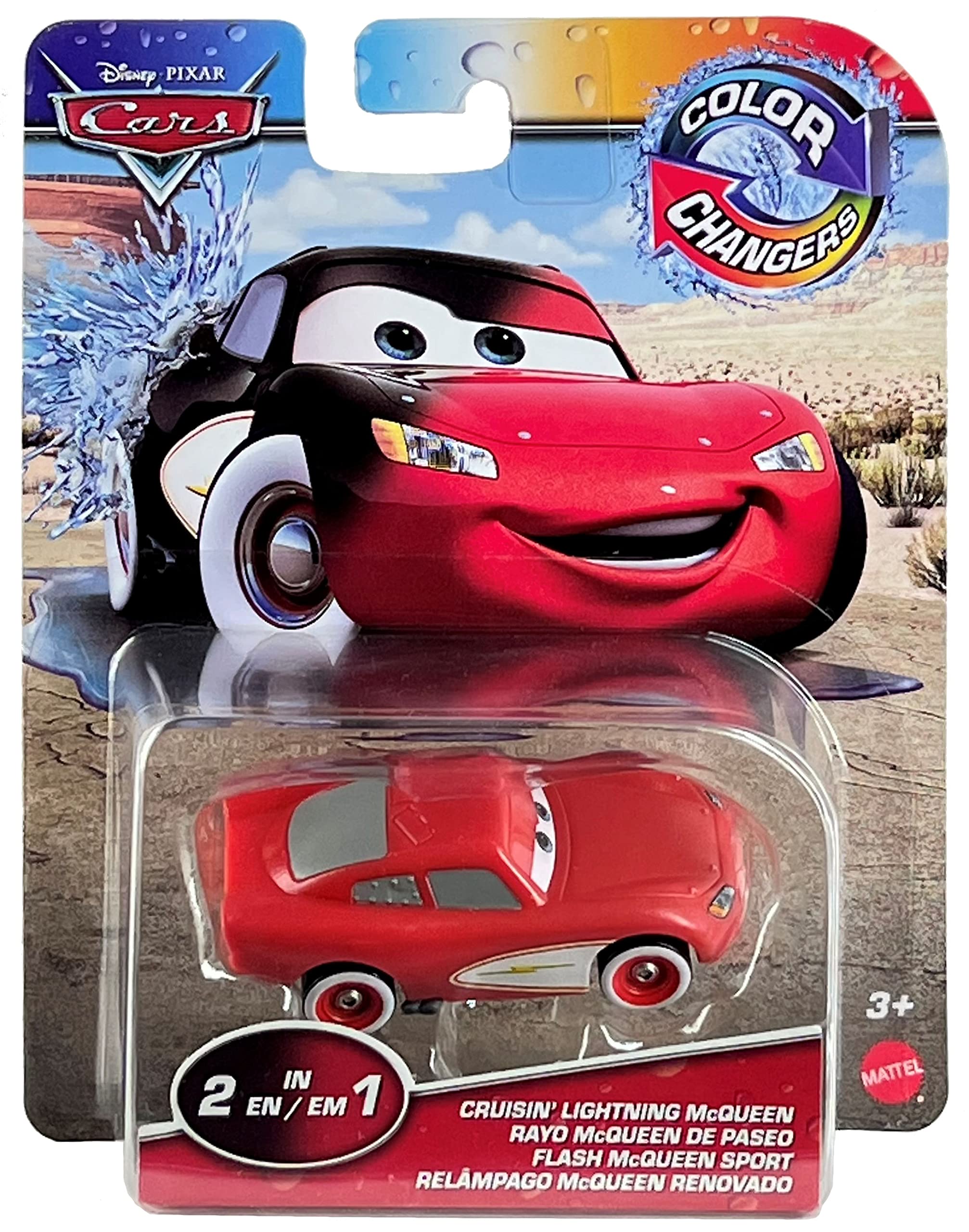 Disney Pixar Cars Color Changers Cruisin' Lightning McQueen – Square ...