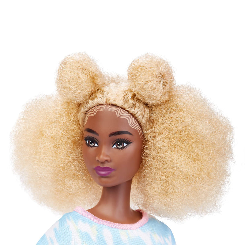 Barbie Fashionistas Doll, Tall, Blonde Afro with Side Puffs