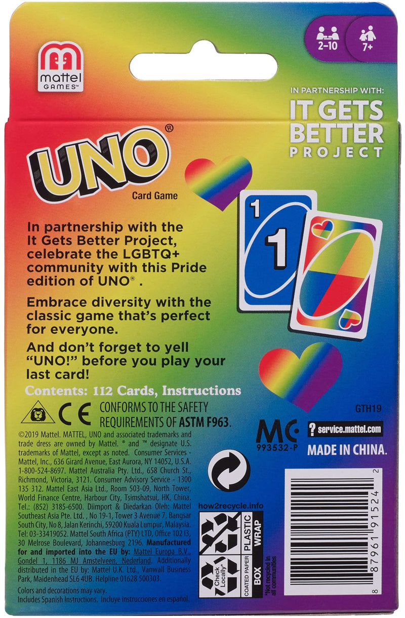 UNO Play with Pride Card Game