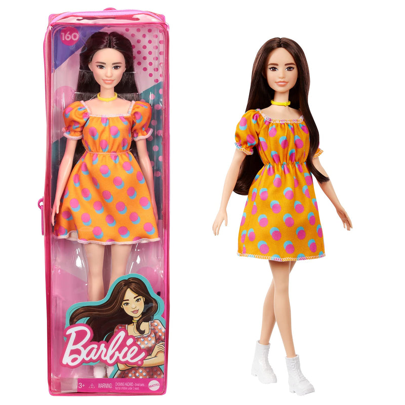 Barbie Fashionistas Doll #160 with Long Brunette Hair