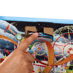 Hot Wheels Advent Calendar, 8 Hot Wheels Holiday-Themed Toy Cars Plus Assorted Accessories with Playmat