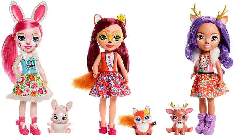 EnchanTimals Enchantimals Danessa Deer and Sprint Doll Classic Collectible Figures