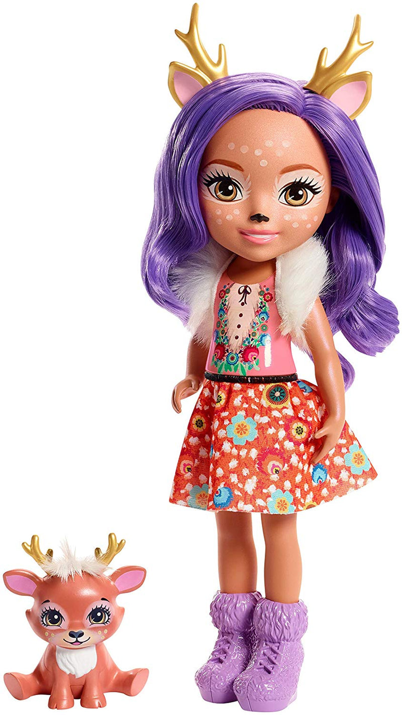 EnchanTimals Enchantimals Danessa Deer and Sprint Doll Classic Collectible Figures