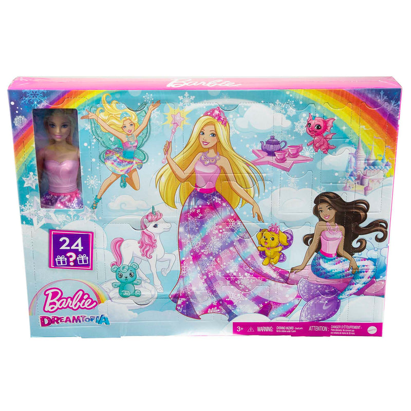 Barbie Dreamtopia Fairytale Surprise Box with Barbie Doll and 24 Gifts Including Fairytale Fashions