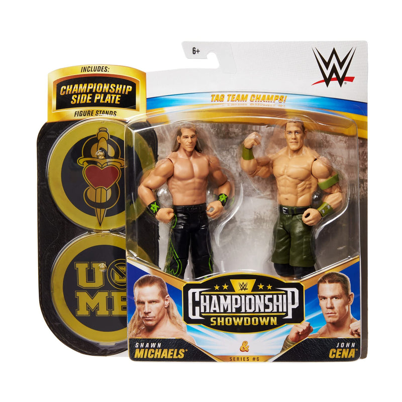 WWE John Cena and Shawn Michaels Championship Showdown Action Figures