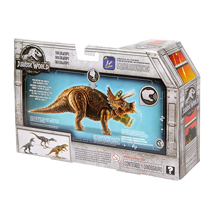 Jurassic World Roarivores Triceratops Figure