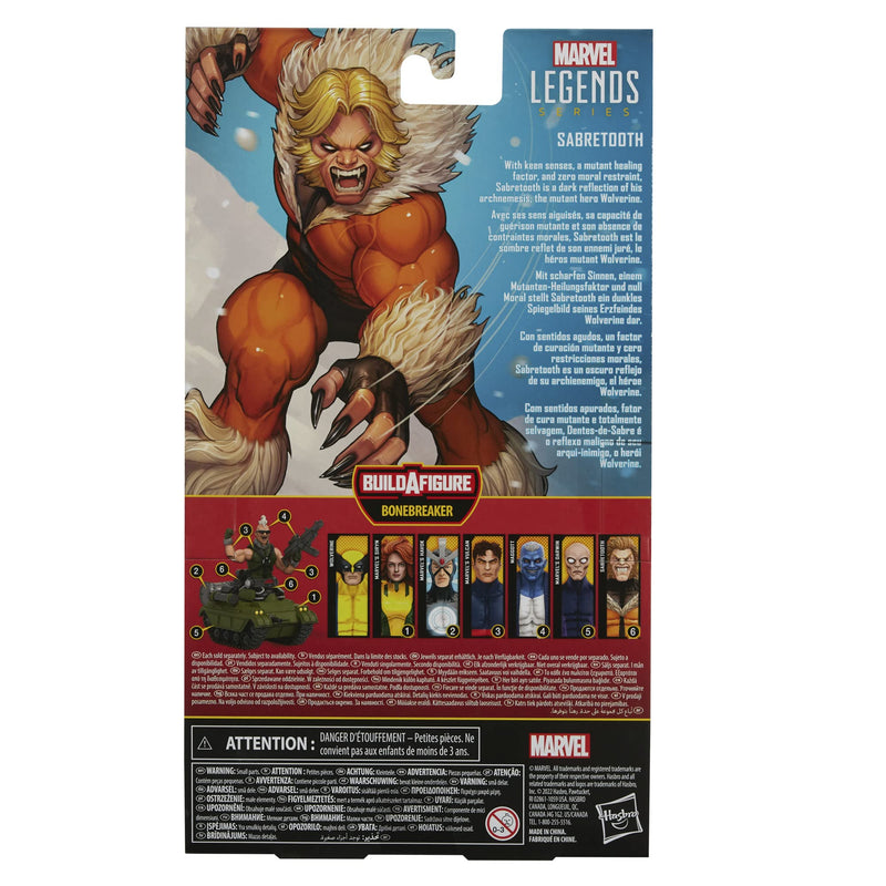 Marvel Legends Series X-Men Sabretooth Action Figure 6-Inch Collectible Toy