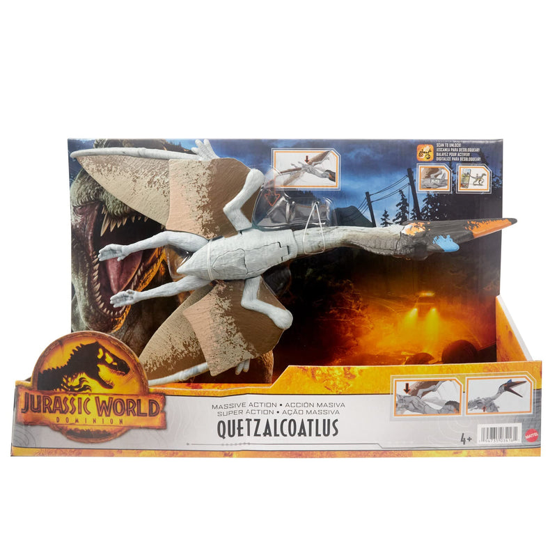 Jurassic World Dominion Massive Action Quetzalcoatlus Dinosaur Action Figure with Attack Movement