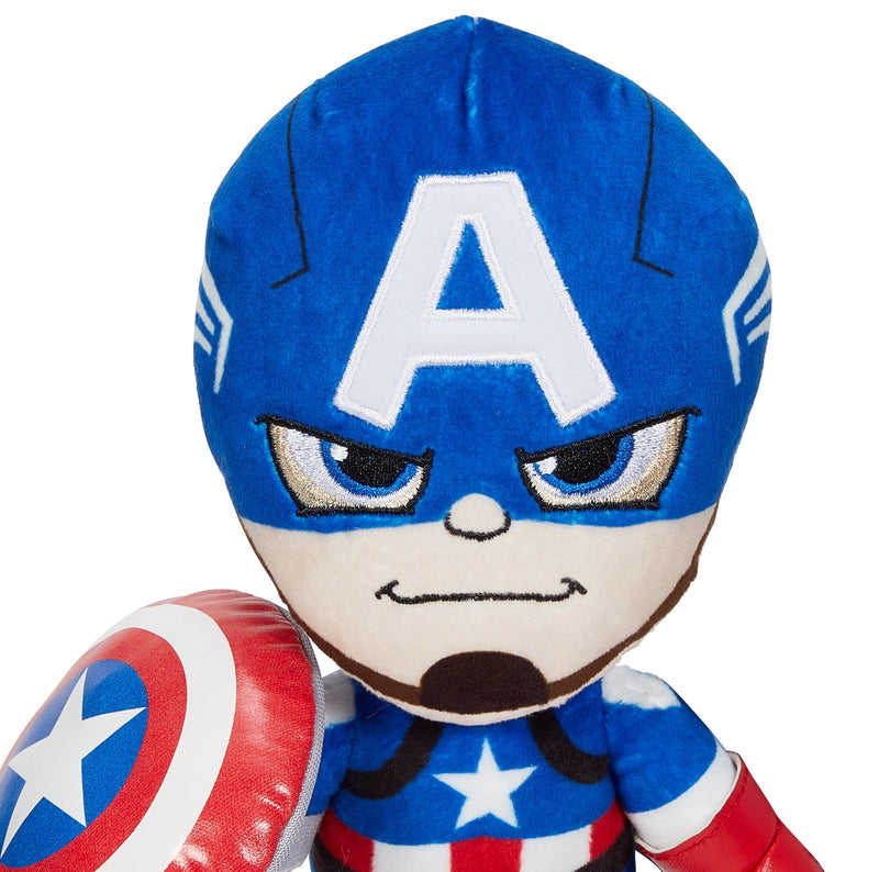 Marvel 8 Inch Captain America Basic Plush Square Imports