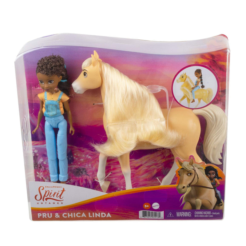 Mattel Spirit Doll & Horse PRU and Chica Linda