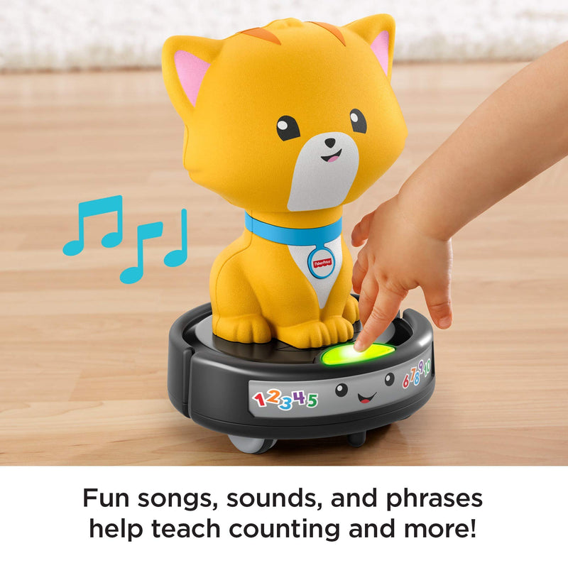 Fisher-Price Laugh & Learn Crawl-After Cat On a Vac
