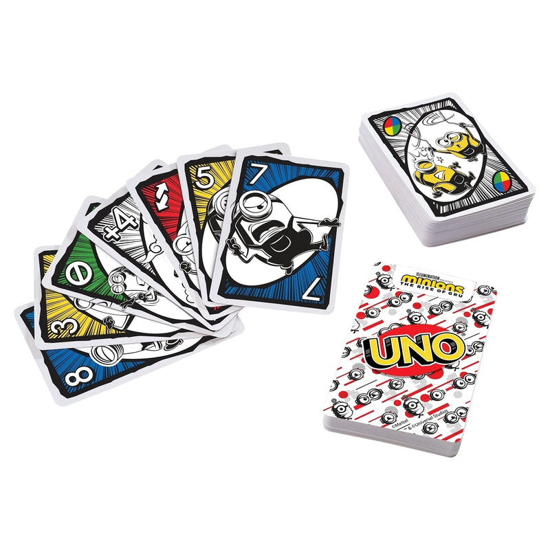 UNO Featuring Illumination’s Minions: The Rise of Gru, Card Game for Kids and Family