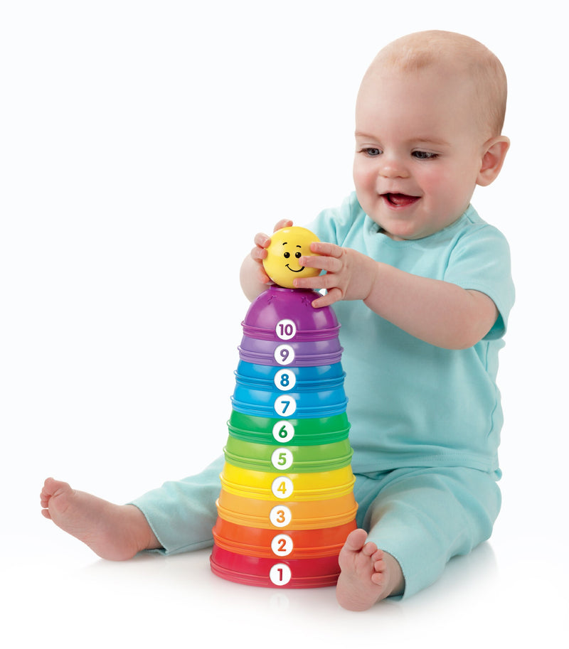 Fisher Price Brilliant Basics Stack and Roll Cups