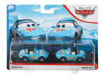 Disney Pixar Cars 3 Dinoco Mia & Dinoco Tia 2-Pack, 1:55 Scale Die-Cast Fan Favorite Character Vehicles for Racing and Storytelling Fun