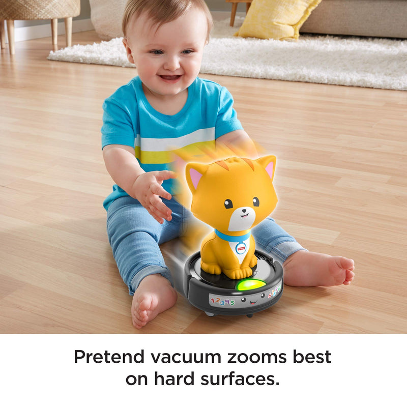 Fisher-Price Laugh & Learn Crawl-After Cat On a Vac