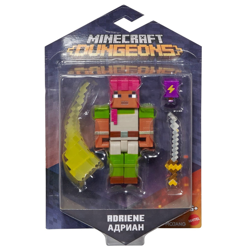 MINECRAFT Dungeons 3.25-in Collectible Battle Figure and Accessories, Based on Video Game, Imaginative Story Play Gift for Boys and Girls Age 6 and Up