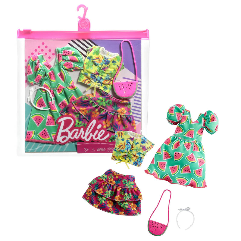 Barbie Fashions 2-Pack Clothing Set Watermelon Print