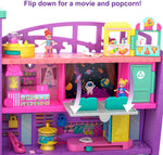 Polly Pocket Mega Mall with 6 Floors, Elevator, Vehicle, Parking Garage, Micro Polly & Lila Dolls, Dog & Storytelling Play Pieces; for Ages 4 and Up