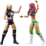 WWE Sasha Banks vs Alexa Bliss Championship Showdown 2 Pack 6 in Action Figures Monday Night RAW Battle Pack for Ages 6 Years Old and Up