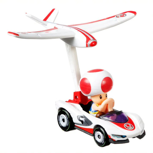 Hot Wheels Mario Kart Toad P-Wing and Plane Glider