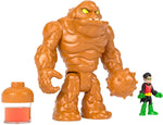 Imaginext DC Super Friends Oozing Clayface & Robin, Multicolor