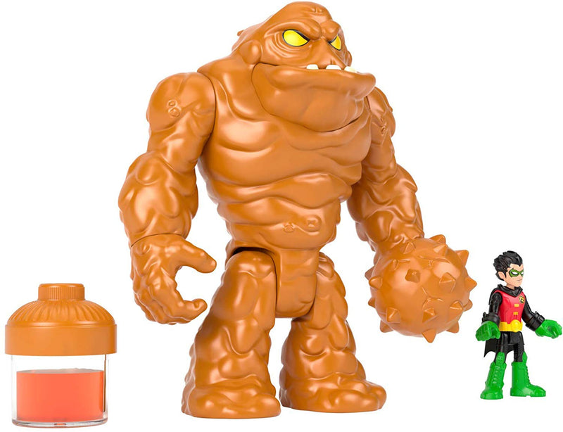 Imaginext DC Super Friends Oozing Clayface & Robin, Multicolor