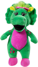 Barney Buddies Baby Bop Green & Pink Plush Dinosaur Figure