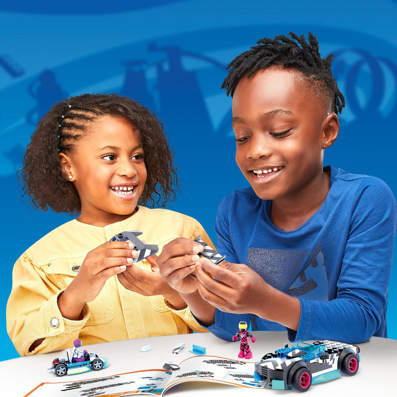 Hot Wheels Mega Construx Track Ripper and Kart Construction Set