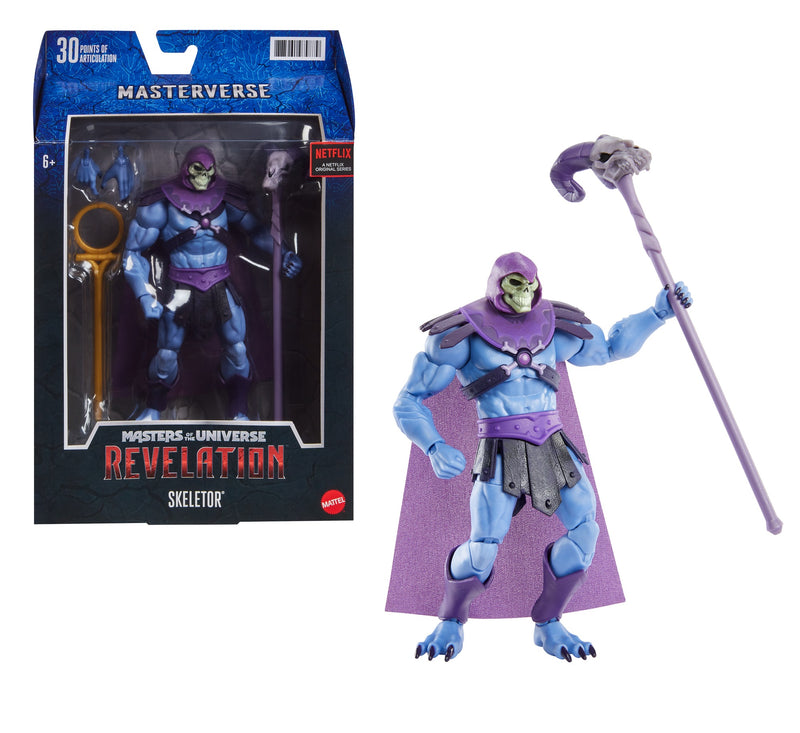 Masters of the Universe Revelation Skeletor 7-in Motu Battle Figure