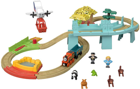 Thomas & Friends Wood Big World Adventure Train Set – Square Imports