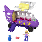 Polly Pocket Pollyville Airplane With Micro Doll and Accessories