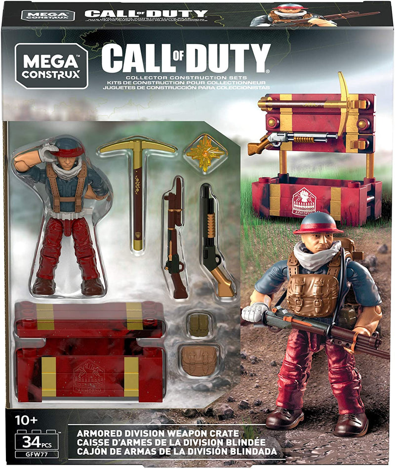 Call of Duty Mega Construx Armored Division Weapon Crate