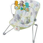 Baby Bouncer with Removable Toy Bar, Green