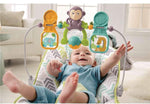 Baby Bouncer with Removable Toy Bar, Green