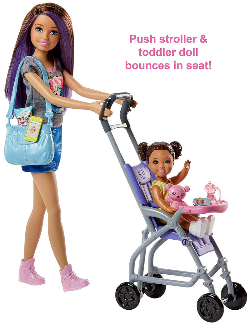 Barbie Skipper Babysitters Inc Doll and Stroller Playset