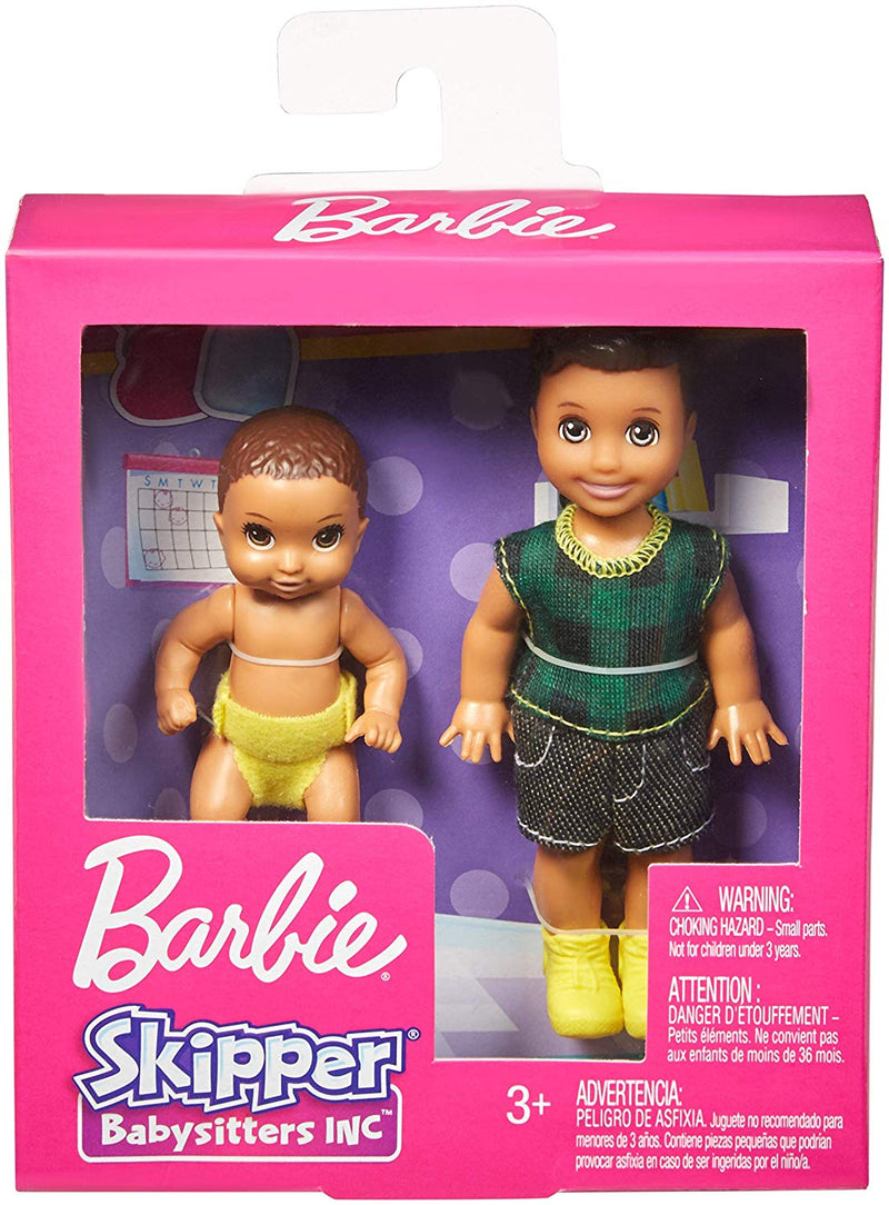 Barbie Skipper Babysitters Inc. Dolls, 2 Pack of Sibling Dolls