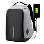 Anti-theft Backpack with USB Charging Port Slim Backpack for 15.6 Inch Laptop