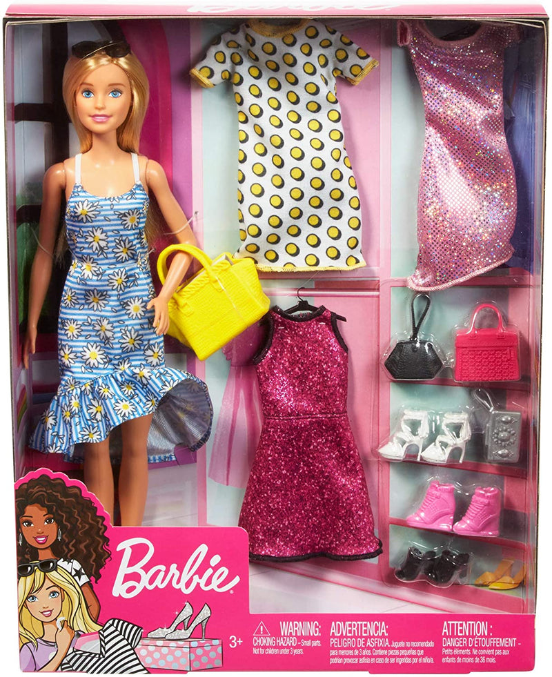 Barbie Doll & Party Fashions Set Standard