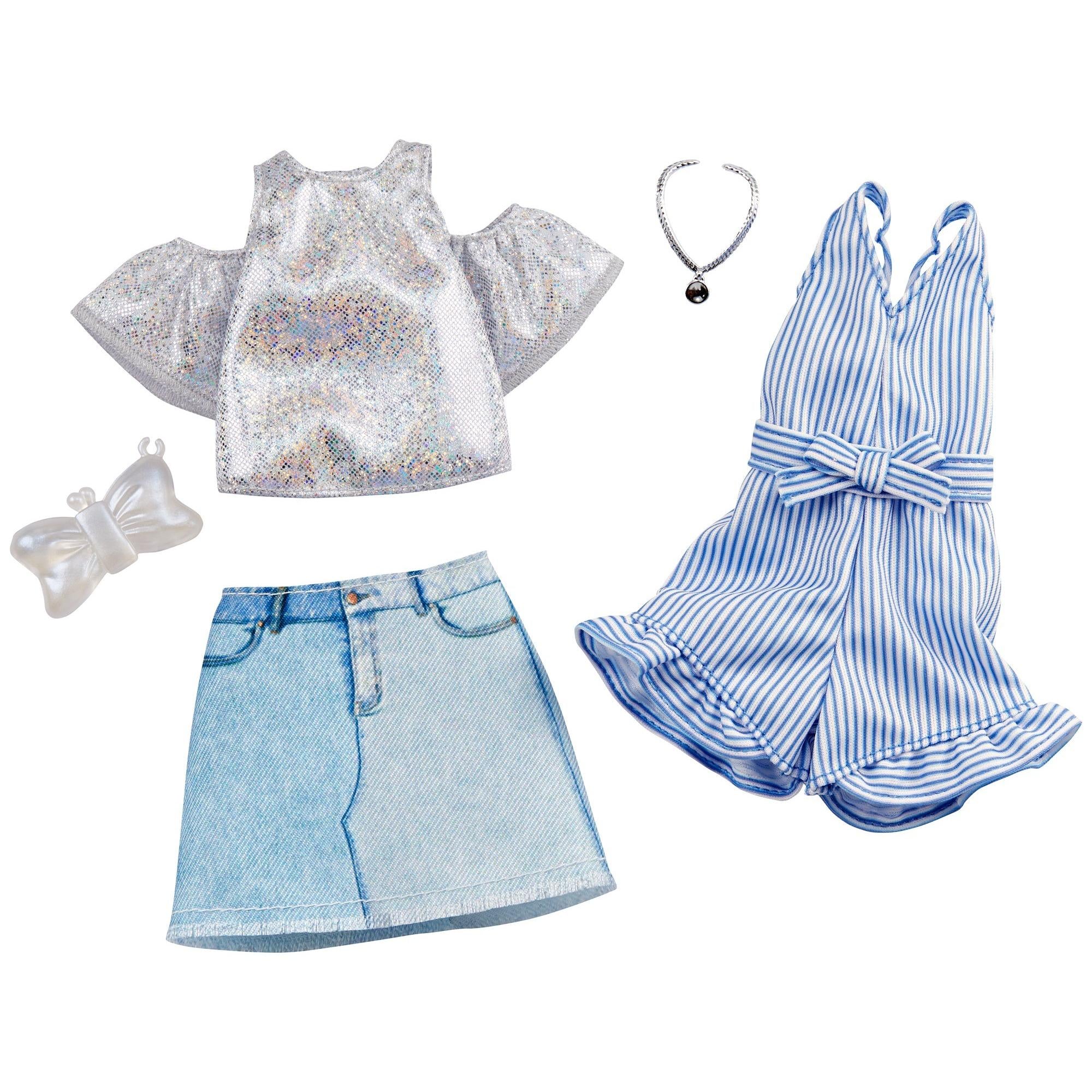 Barbie Clothes 2 Outfits And 2 Accessories For Barbie Doll – Square Imports