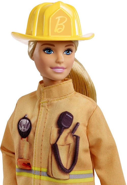 Barbie 60th Anniversary Careers Firefighter Doll with Accessories