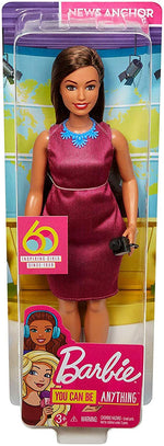 Barbie 60th Anniversary Careers News Anchor Doll with Accessories